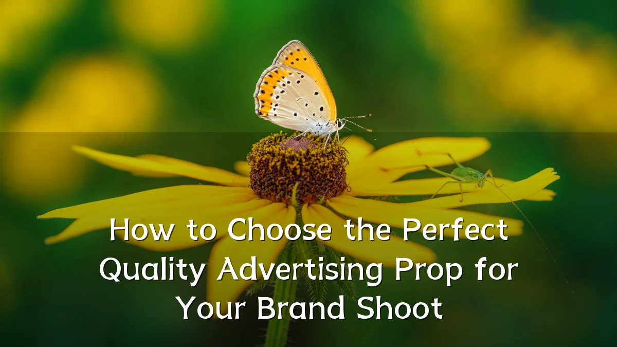 How to Choose the Perfect Quality Advertising Prop for Your Brand Shoot
